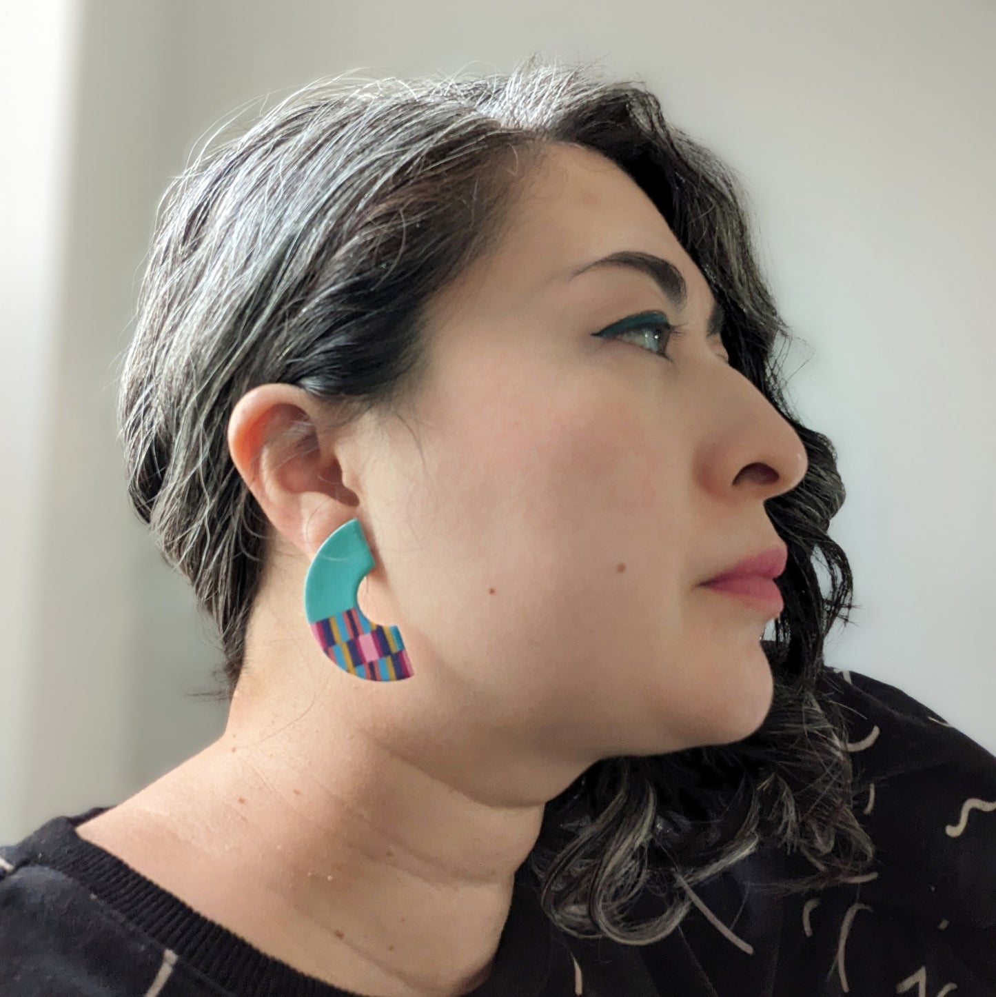 Seconds Sale - Mid-Century Arc and Curve Earrings