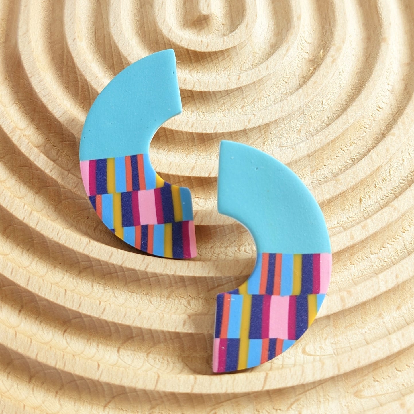 Seconds Sale - Mid-Century Arc and Curve Earrings