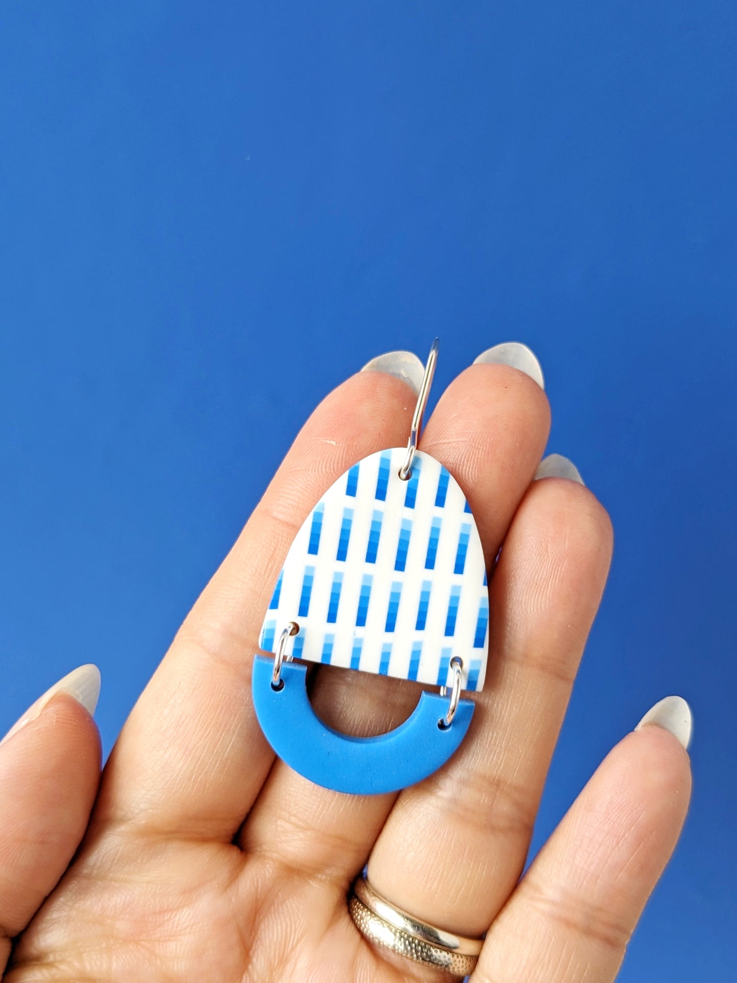 Rainy Day Egg Earrings