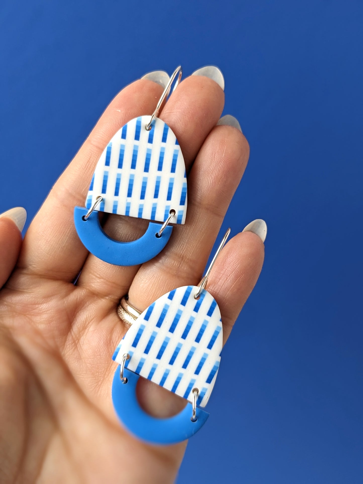 Rainy Day Egg Earrings