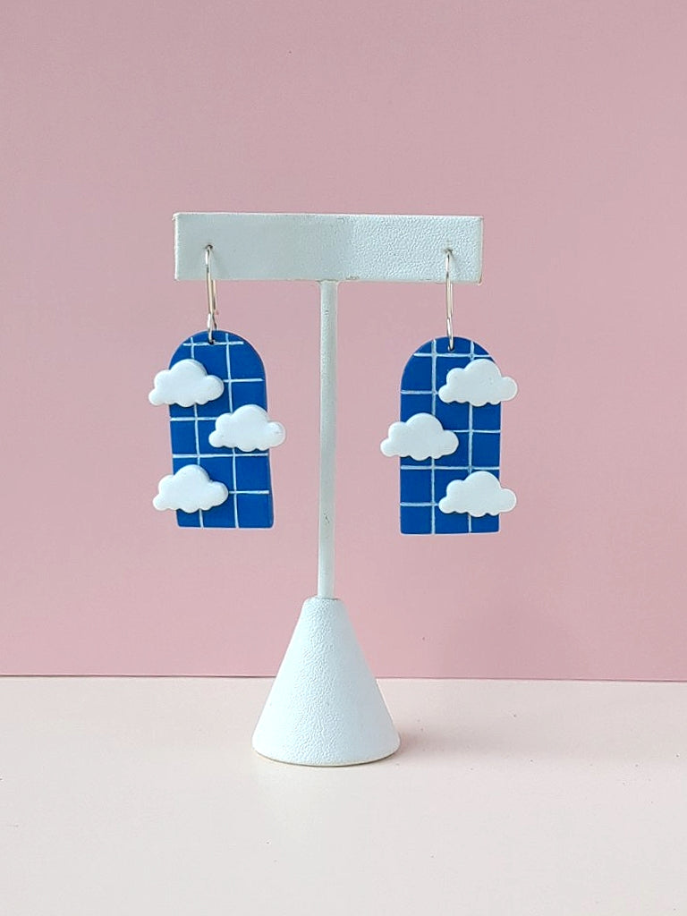 Cloud Portals Arch Dangle Earrings