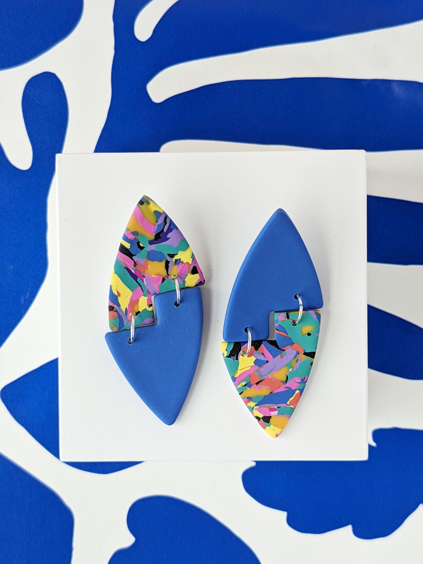 No Waste Tetris Dangles - Blue