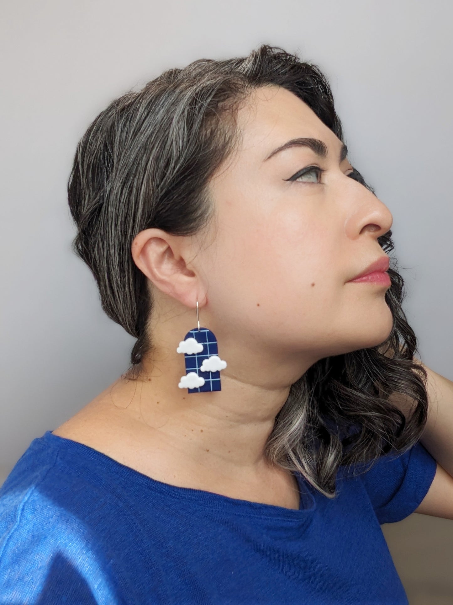 Cloud Portals Arch Dangle Earrings