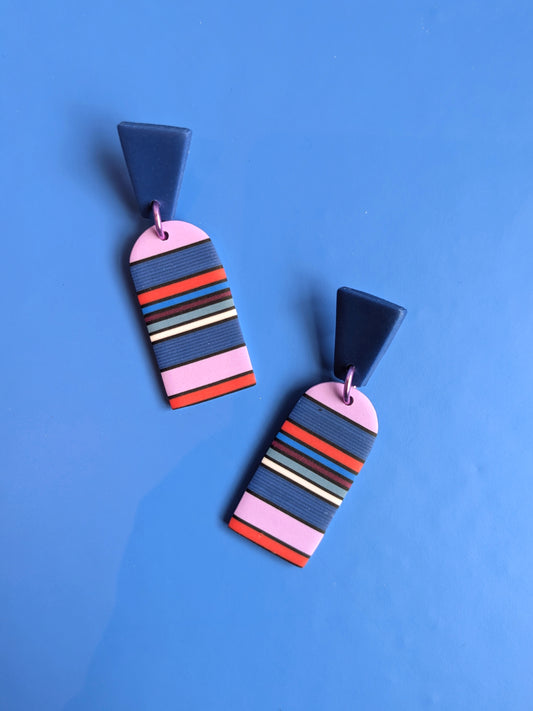 Striped Arch Earrings