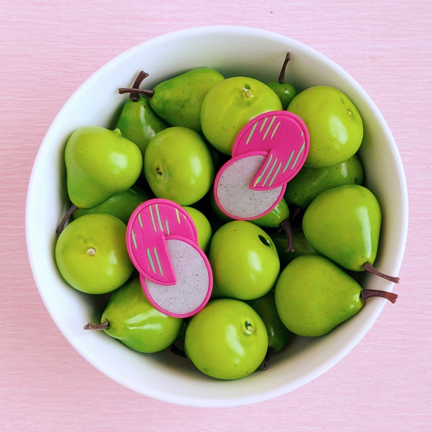 Modern Dragonfruit Studs