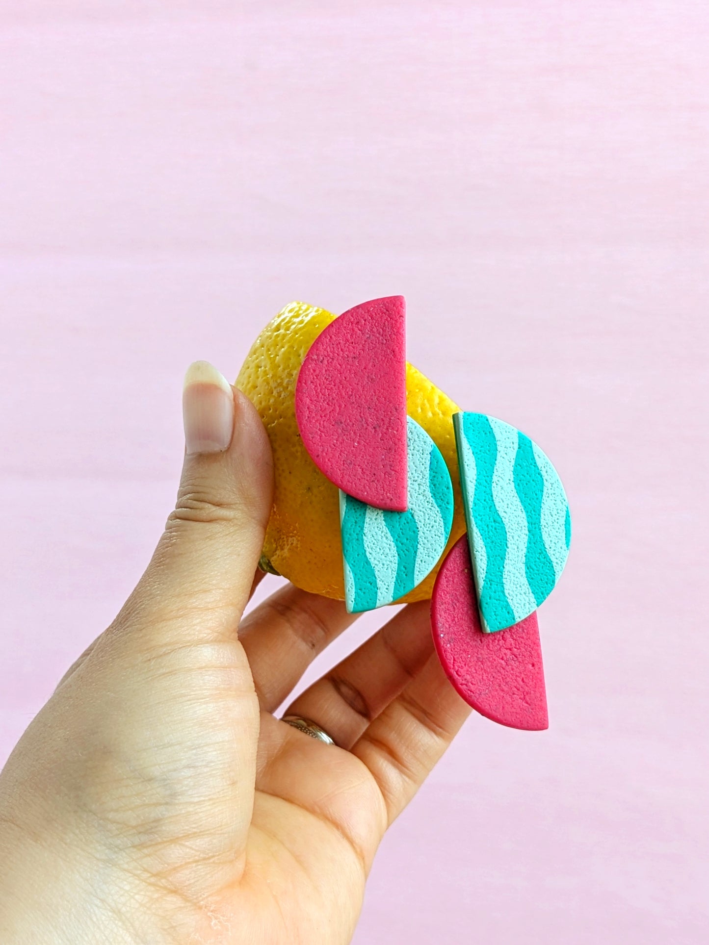 Modern Watermelon Studs