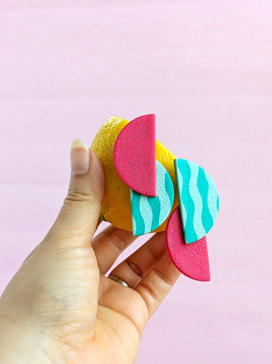 Modern Watermelon Studs