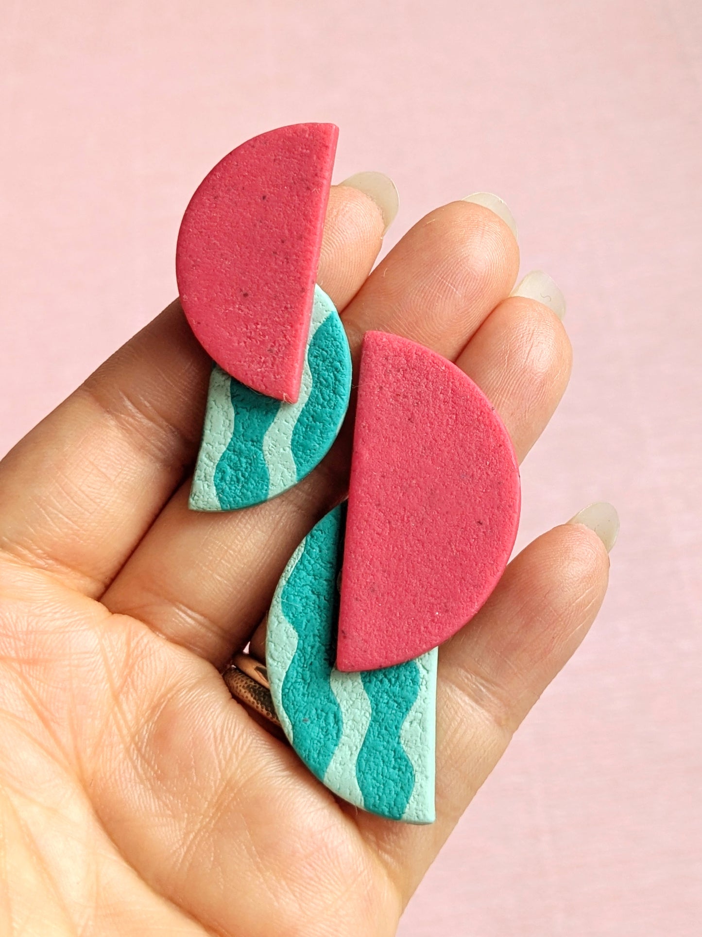 Modern Watermelon Studs