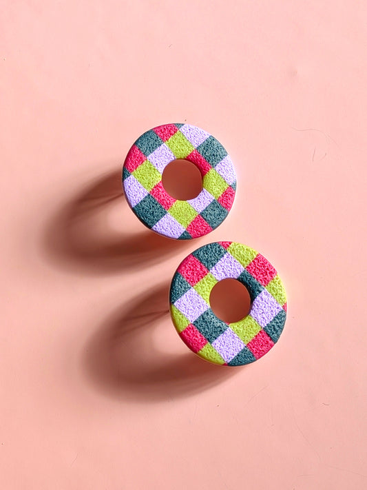 Garden Plaid Donuts