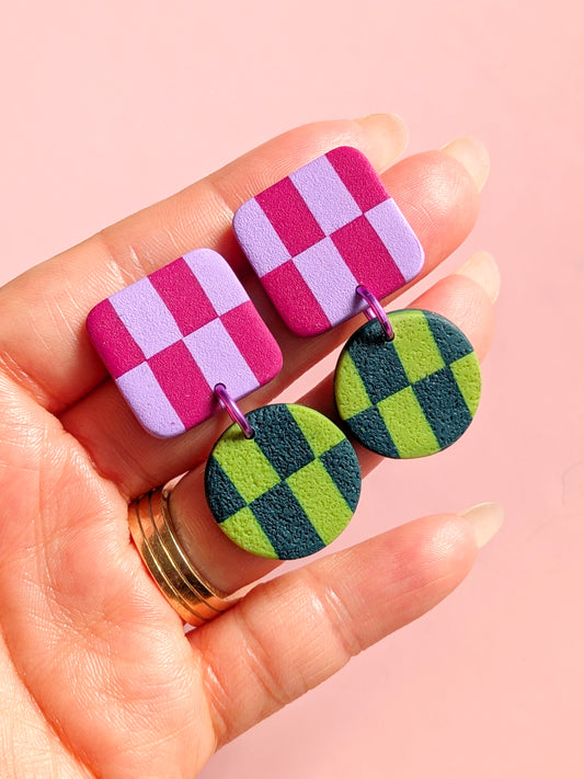 Garden Checkerboard Dangles