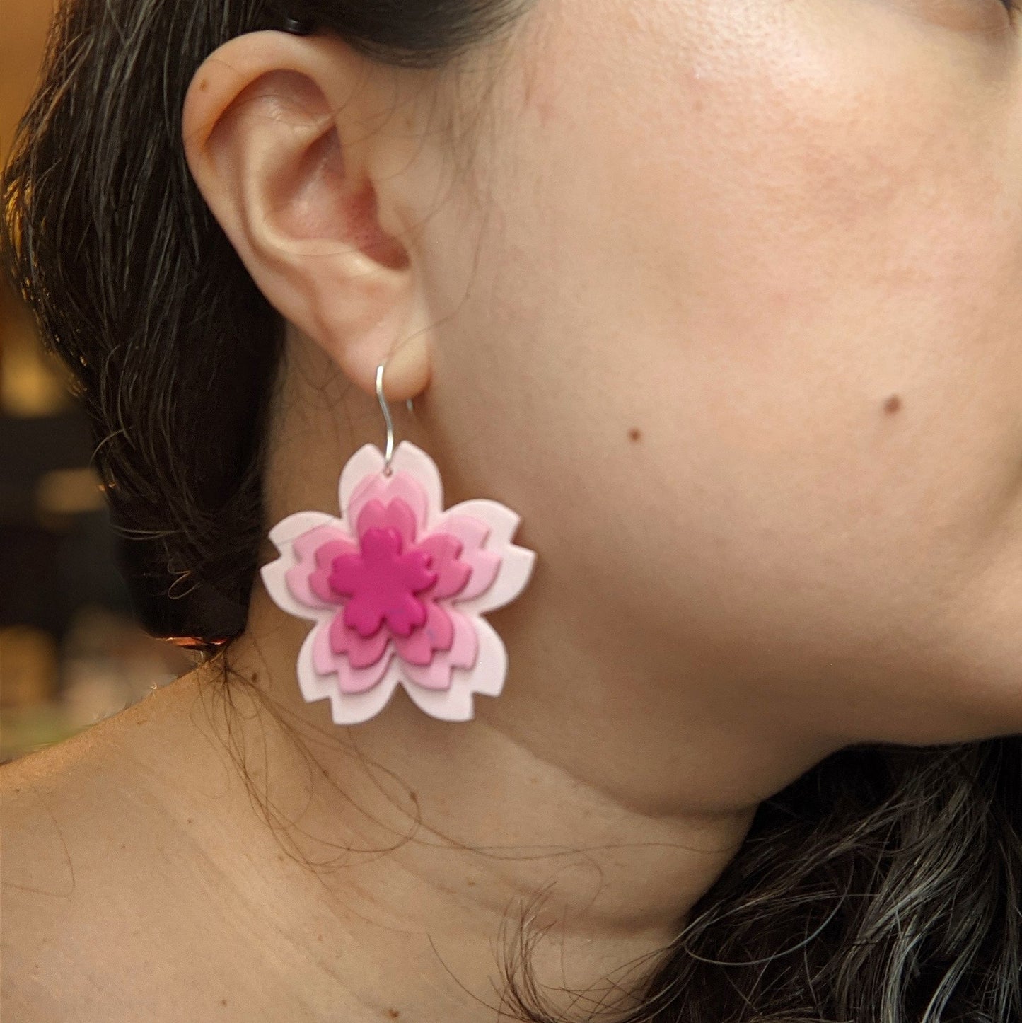 Peak Bloom Cherry Blast Earrings