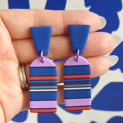 Striped Arch Earrings