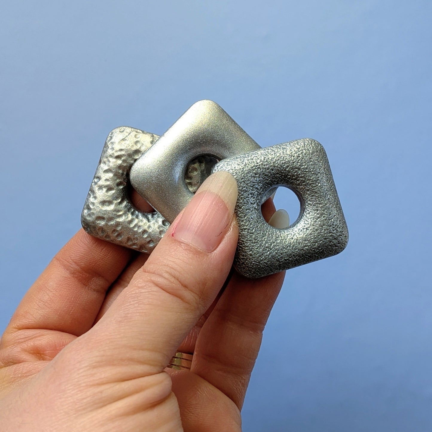 Silver Portal Earrings