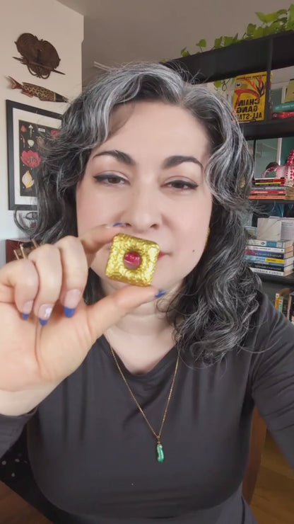 Gold Portal Earrings
